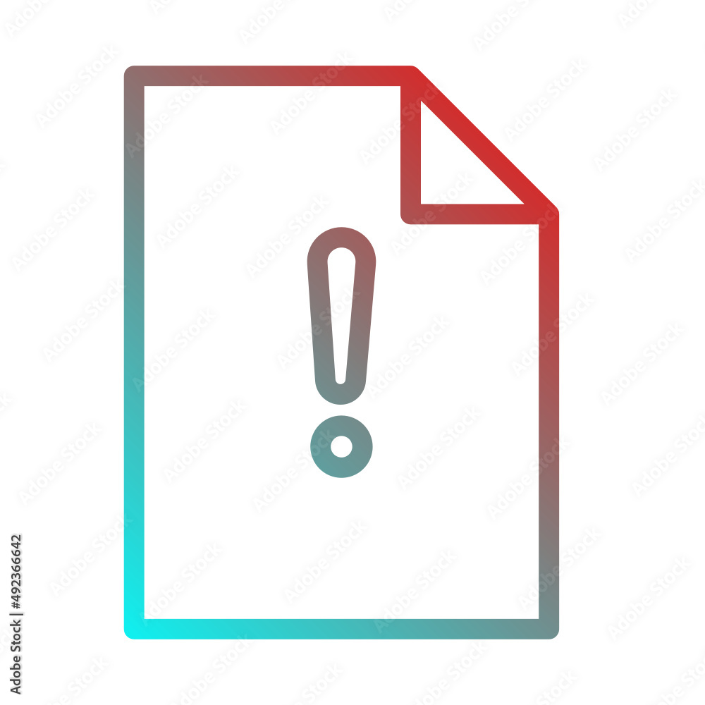 document danger icon document danger icon