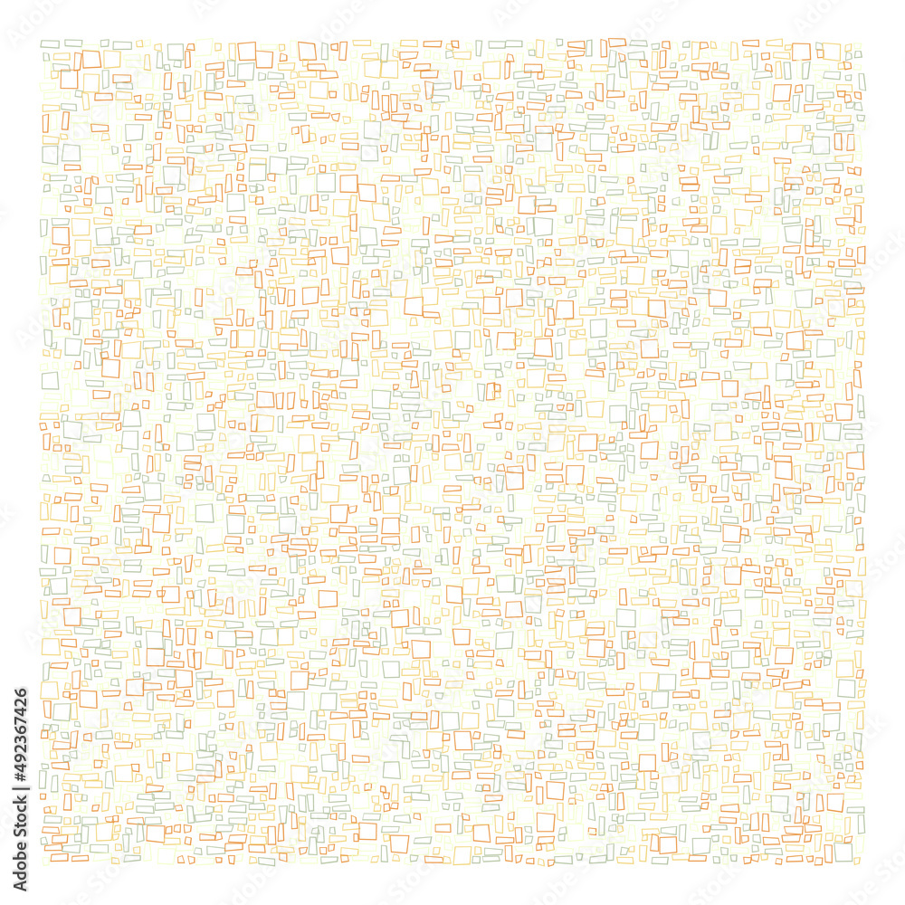 Fototapeta premium Offset Quads generative art background art illustration