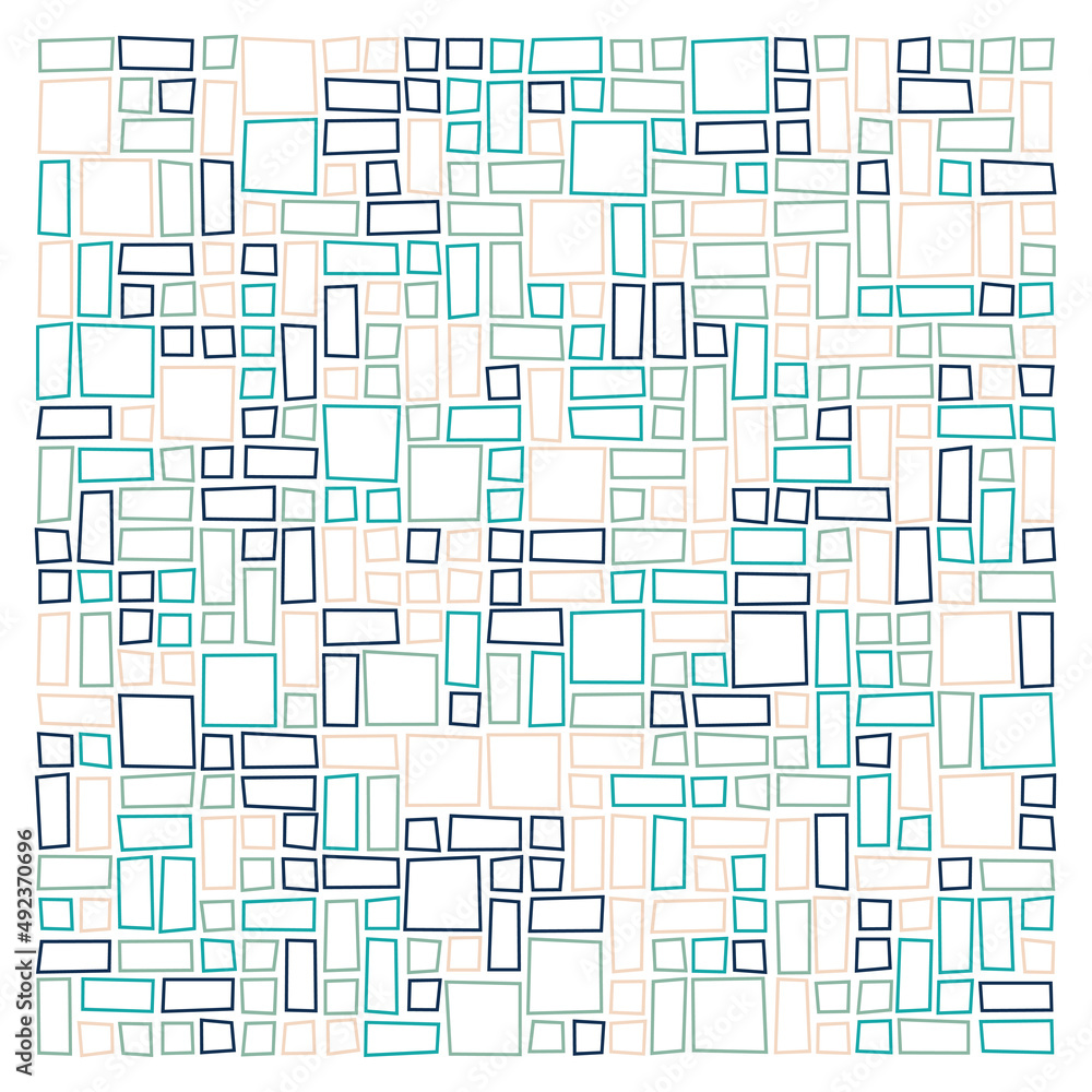 Offset Quads generative art background art illustration Offset Quads generative art background art illustration