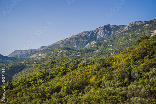 Mountains of Montenegro near the city of Budva