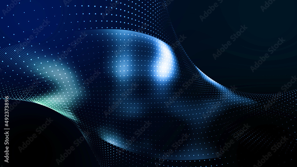 Abstract metaverse VR virtual reality technology cyber security digital