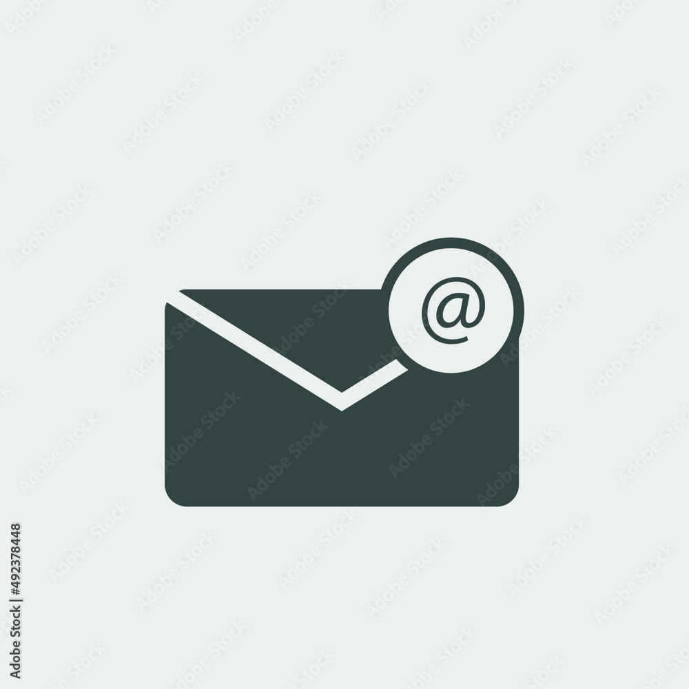 email vector icon illustration sign email vector icon illustration sign