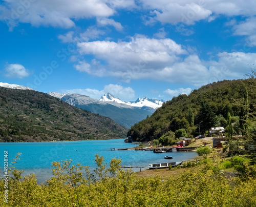 Scenic view of Lake Bertrand in Patagonia, Aysen, Chile © Luis