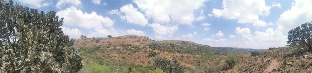 panorama of the mountains