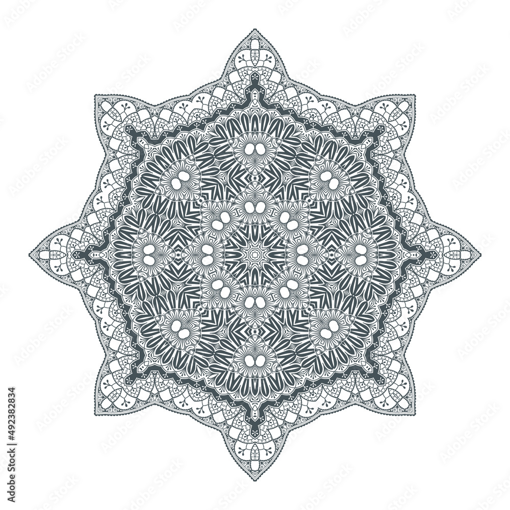 beautiful mandala vector for design