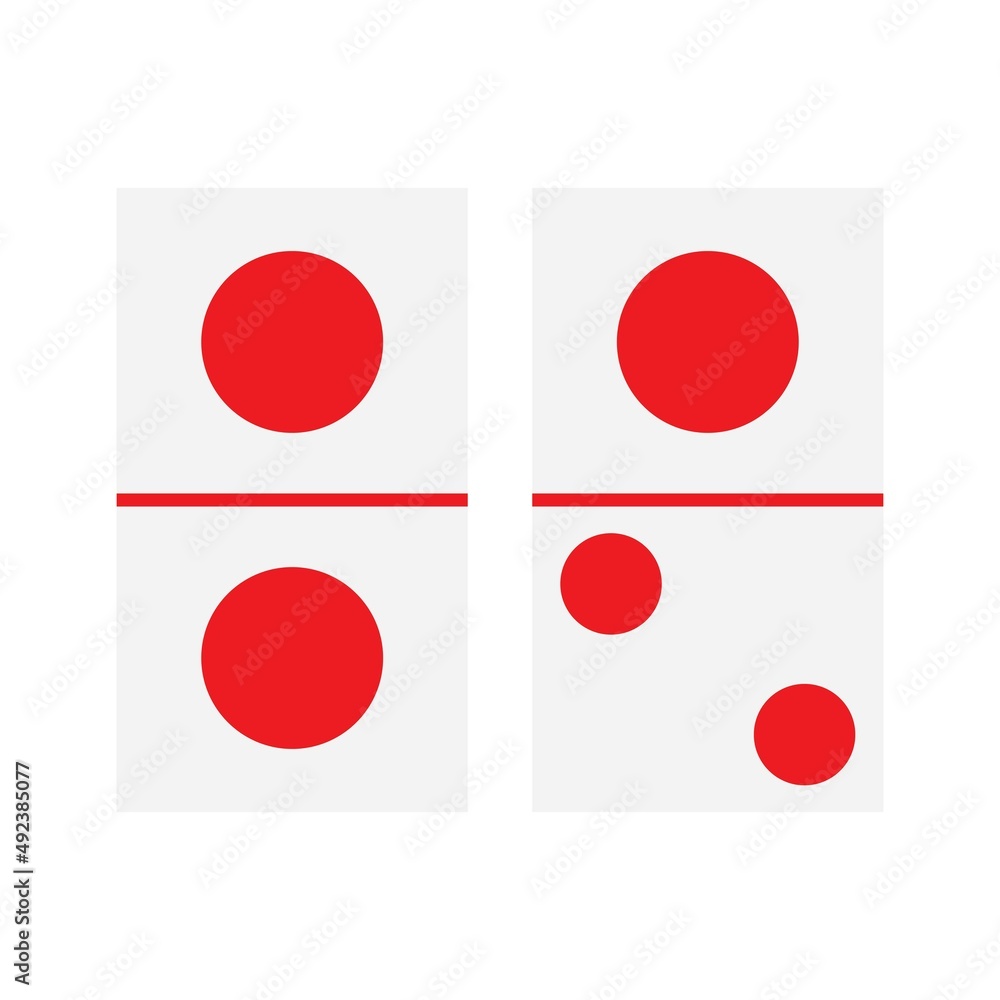 domino logo illustration symbol design vector domino logo illustration symbol design vector