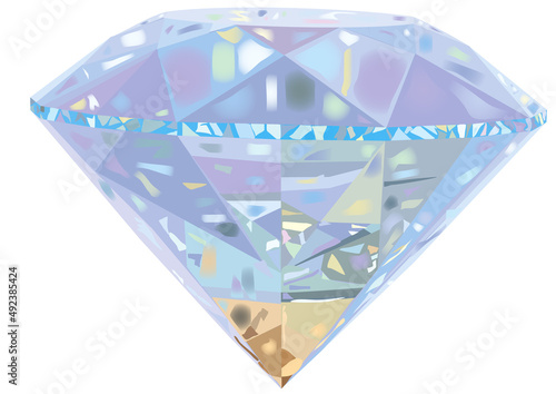 Diamond, file EPS.8 illustration.