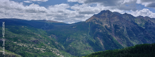 Fototapeta Naklejka Na Ścianę i Meble -  Panoramic image of Colorado Rocky Mountains