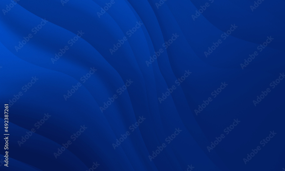 Fototapeta premium Abstract blue colors gradient with wave texture technology background.