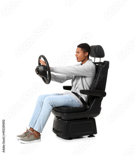 Stressed African-American m...