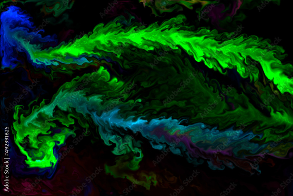 abstract background with green