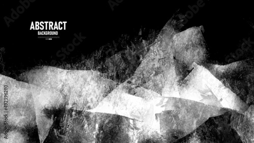 	
Black and white abstract grunge paint texture background.	
