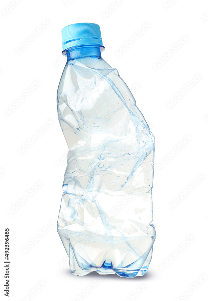 small crushed plastic bottle small crushed plastic bottle