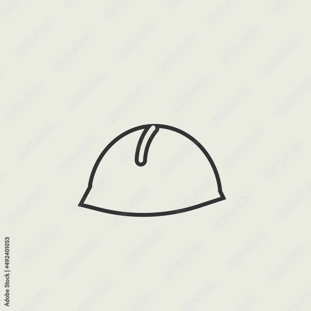 hardhat vector icon illustration sign hardhat vector icon illustration sign