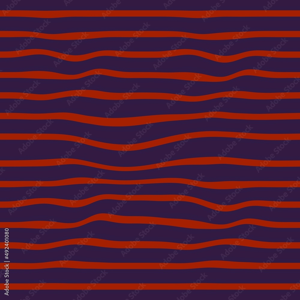 Seamless pattern Retro stripe pattern waves ripple with navy red and blue parallel stripe. Illustration background suitable for fashion textiles, graphics Seamless pattern Retro stripe pattern waves ripple with navy red and blue parallel stripe. Illustration background suitable for fashion textiles, graphics