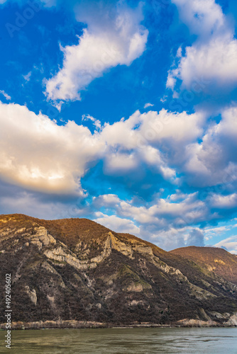 Danube gorge at Djerdap in ...