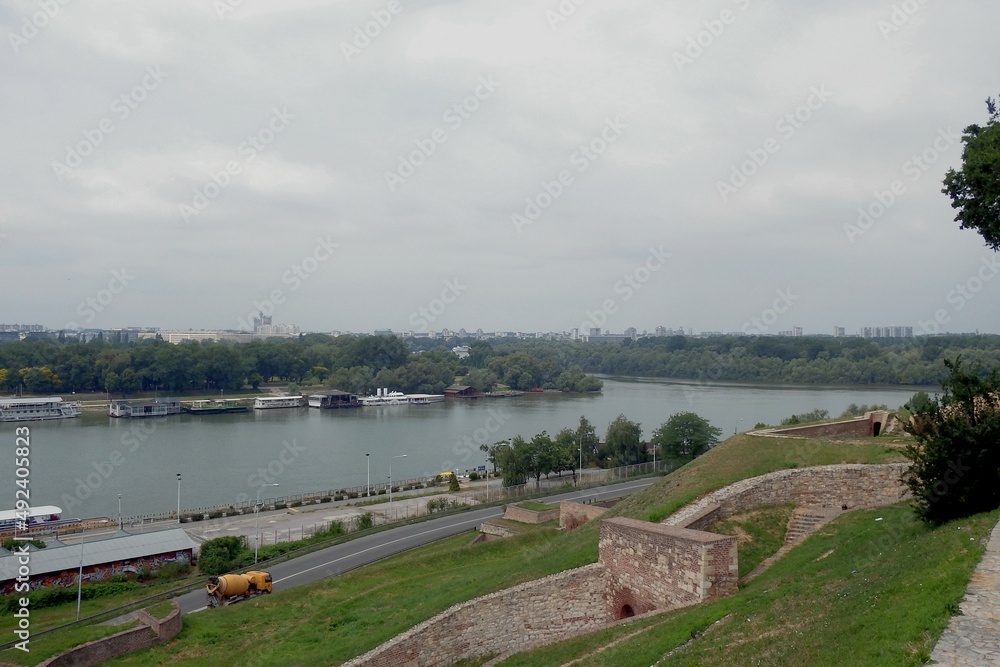 Serbia, Belgrade, view of the Sava river