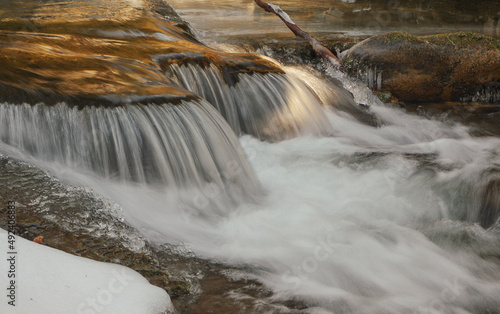 Fototapeta Naklejka Na Ścianę i Meble -  Wodospad zima
