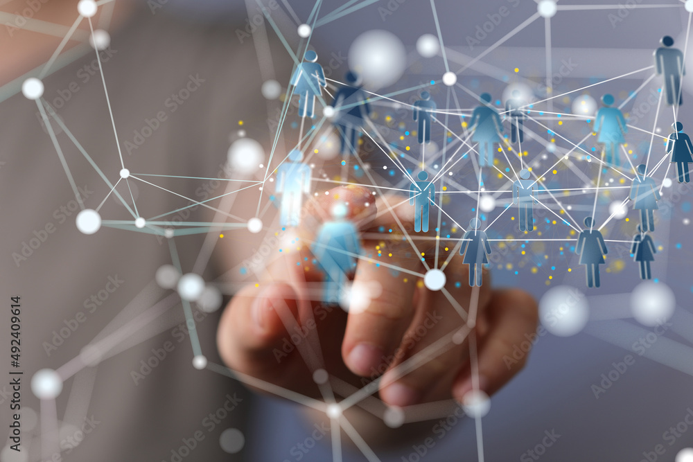 people network structure HR - Human resources management and recruitment people network structure HR - Human resources management and recruitment