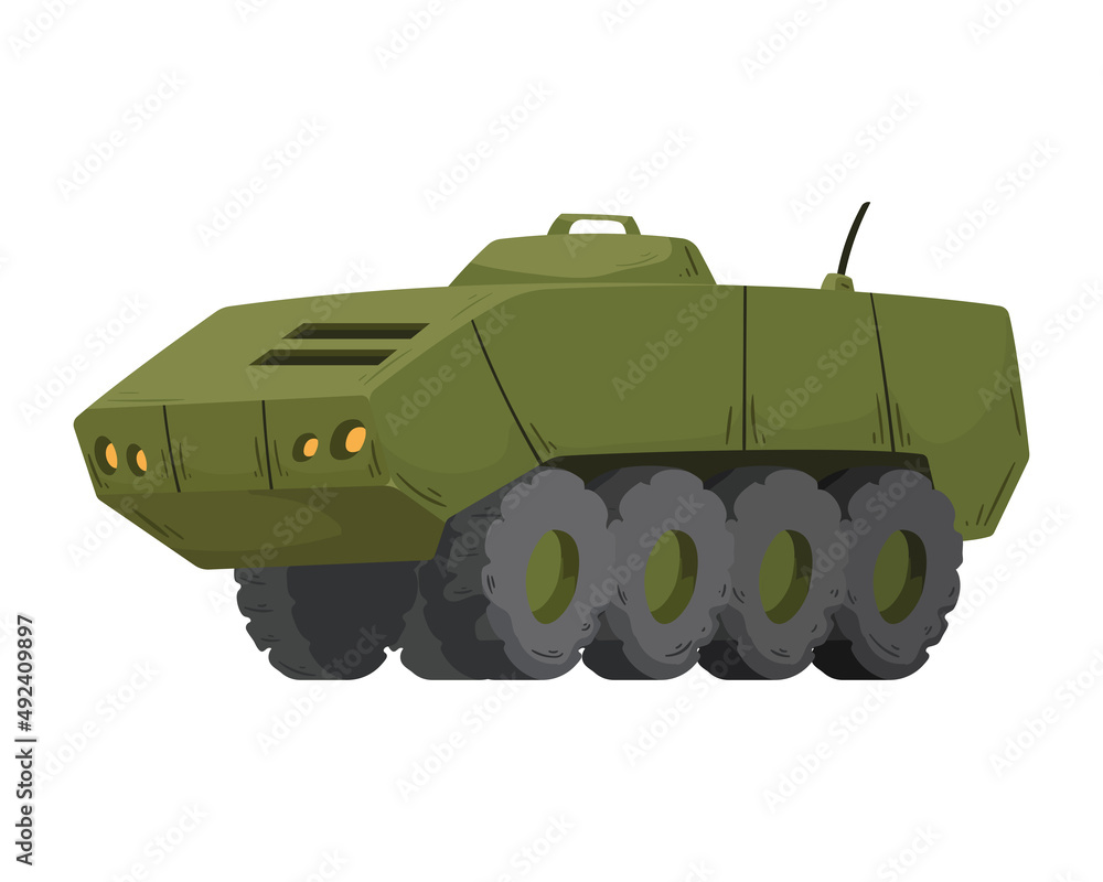 military tank vehicle