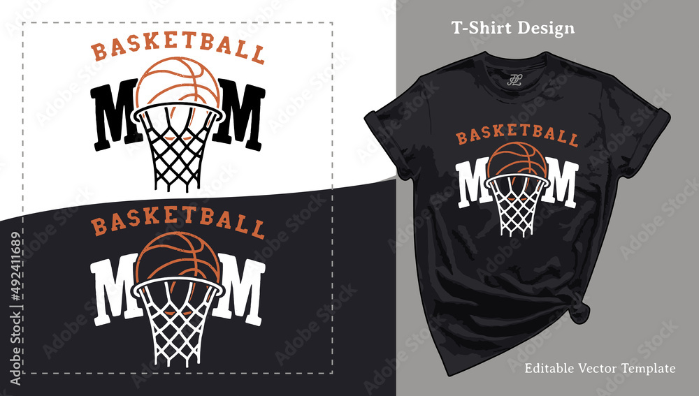 Basketball T-Shirt Design Ideas and Templates