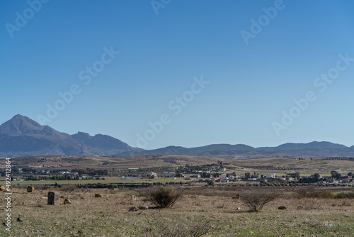 view of Zaghouan mountain in north Tunisia  -Zaghouan governorate - Tunisia  photo