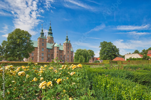 Denmark, King Garden park in Copenhagen in Rosenborg Palace.