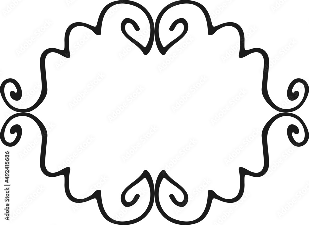 Sketch element for text, Abstract frame Sketch element for text, Abstract frame