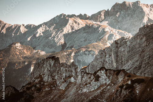 Zugspitze Mountain, Bavarian Alps, Germany.