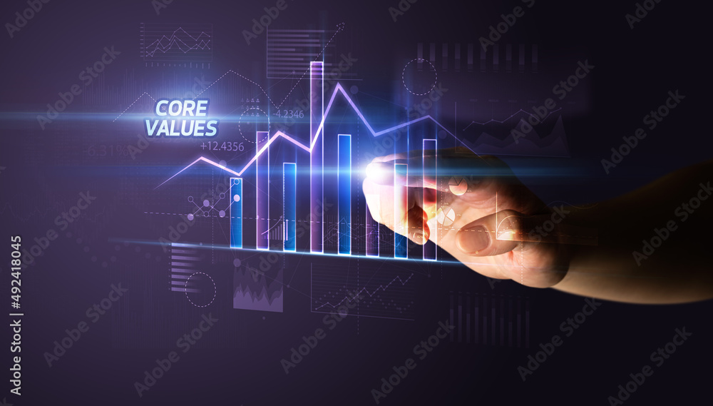 Hand touching business concept concept Hand touching business concept concept