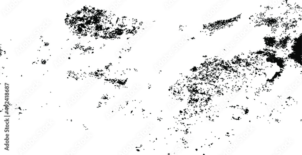 Monochrome texture composed of irregular graphic elements. Distressed uneven grunge background. Abstract vector illustration. Overlay for interesting effect and depth. Isolated on white background. Monochrome texture composed of irregular graphic elements. Distressed uneven grunge background. Abstract vector illustration. Overlay for interesting effect and depth. Isolated on white background.