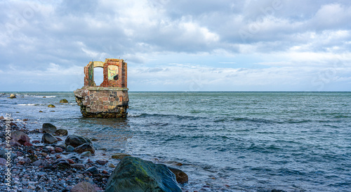 das ehemaligen Pegelhaus am Kap Arkona auf der Insel Rügen photo