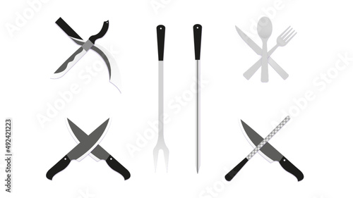 Utensílios de churrasco