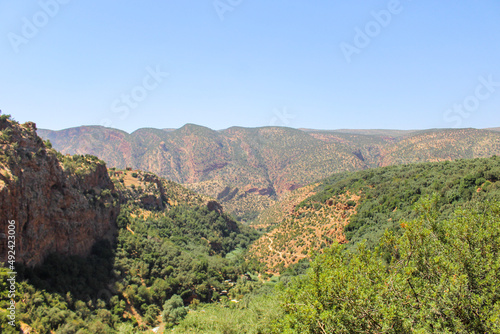 view of the mountains