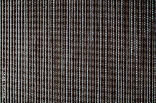 Closeup brown and grey color fabric texture. Fabric pattern design or upholstery abstract background.