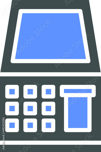 Atm Machine Icon Style