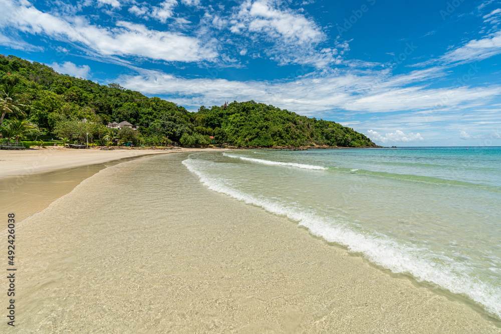 Sunny beach in Koh Samet Island, Rayong, Thailand