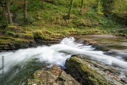 Watersmeet Bridge Pool at Watersmeet in Exmoor National Park