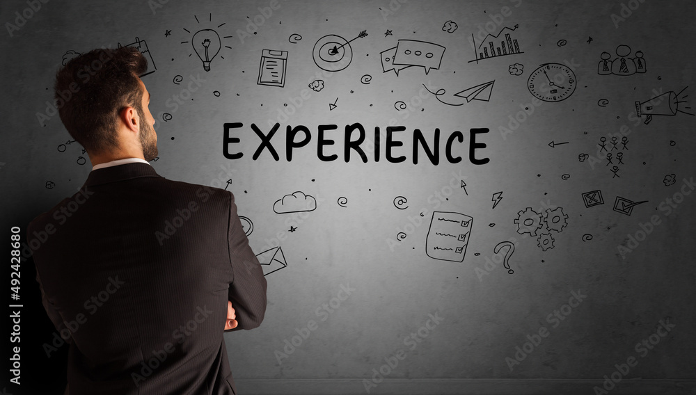 businessman drawing a creative idea sketch businessman drawing a creative idea sketch