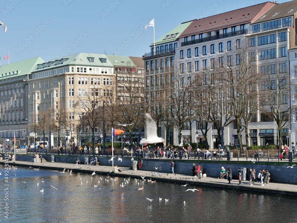 Binnenalster in Hamburg