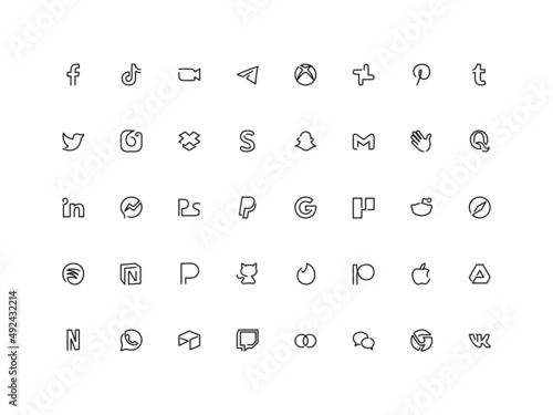 Unoline icons set #5