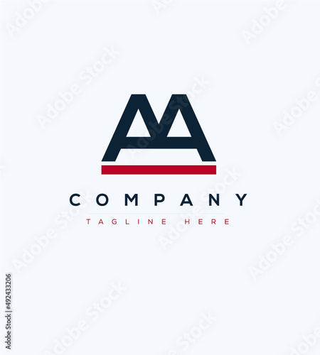 Modern abstract letter AM A M logo design. Minimal AM A M initial based icon. Initial AM vector 