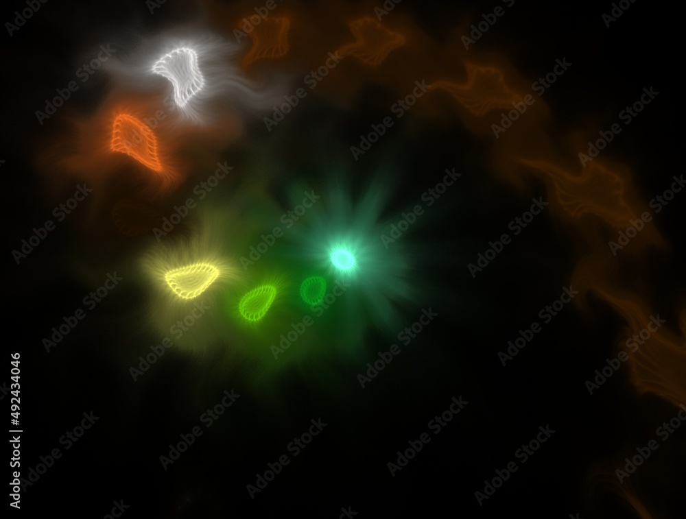 Fototapeta premium Imaginatory fractal abstract background Image