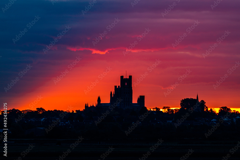 Dawn over Ely Cathedral, 23rd October 2021
