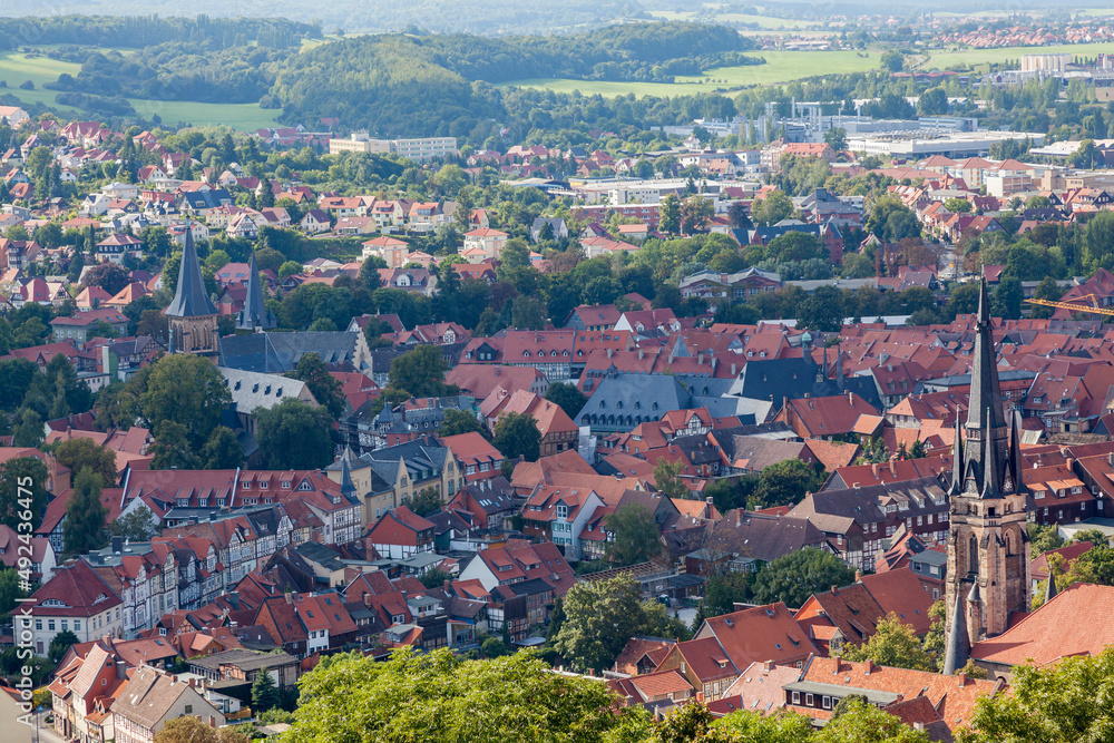 Obraz premium Ausblick auf Wernigerode