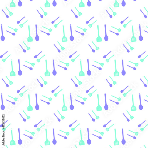kitchen cutlery pattern for fabrics