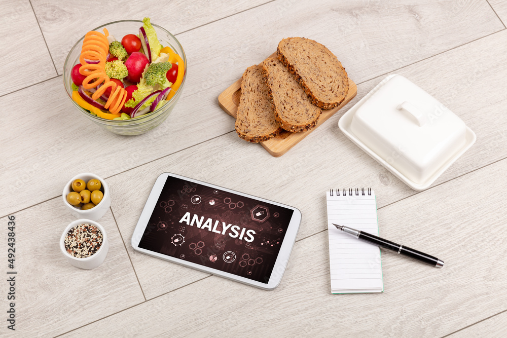 Healthy Tablet Pc compostion, immune system boost concept Healthy Tablet Pc compostion, immune system boost concept