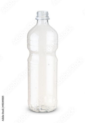 plastic transparent bottle