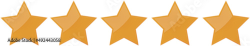 Star rating illustration , customer ranking