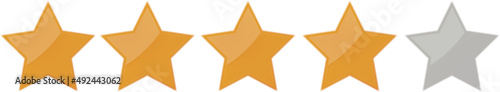 Star rating illustration   customer ranking